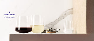 Discover SIEGER by Ichendorf's exquisite glassware, where innovative design and artisan craftsmanship elevate every wine experience. Buy now on SHOPDECOR®