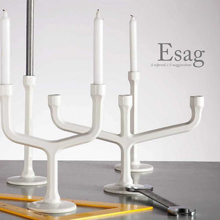 Atipico Esag small Candle Holder white ceramic - Buy now on ShopDecor - Discover the best products by ATIPICO design