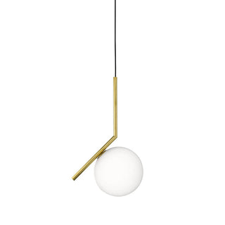 Flos IC S1 pendant lamp Brass - Buy now on ShopDecor - Discover the best products by FLOS design
