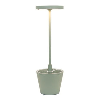 Zafferano Lampes à Porter Poldina Reverso Pro LED portable table lamp Zafferano Sage Green G3 - Buy now on ShopDecor - Discover the best products by ZAFFERANO LAMPES À PORTER design