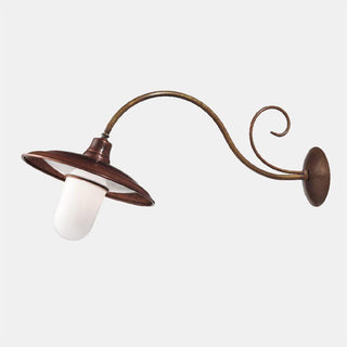 Il Fanale Barchessa Applique Grande Con Vetro wall lamp - Brass Buy now on Shopdecor