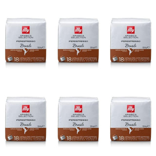 Illy set 6 packs iperespresso capsules coffee Arabica Selection Brasile 18 pz. Buy now on Shopdecor
