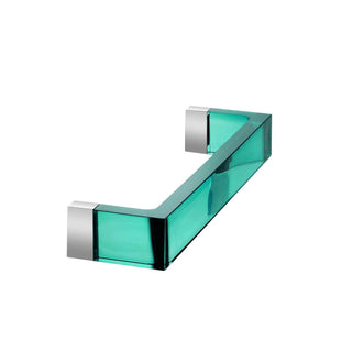 Kartell Rail by Laufen towel rack 30 cm. Kartell Aquamarine green VE - Buy now on ShopDecor - Discover the best products by KARTELL design