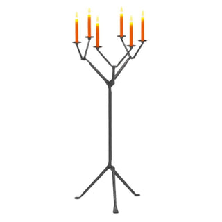 Magis Officina Branched candlestick with 6 arms anthracite grey Buy now on Shopdecor