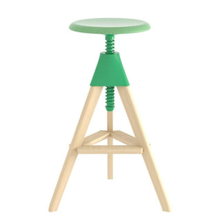 Magis The Wild Bunch Tom stool in beech Magis Green 1783C - Buy now on ShopDecor - Discover the best products by MAGIS design