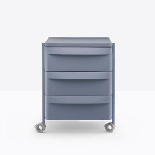 Pedrali Boxie BXM 3C chest of drawers with 3 drawers and wheels - Buy now on ShopDecor - Discover the best products by PEDRALI design