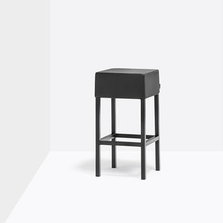 Pedrali Cube 1402 stool in eco-leather with seat H.65 cm. - Buy now on ShopDecor - Discover the best products by PEDRALI design