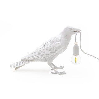 Seletti Bird Lamp Waiting table lamp White - Buy now on ShopDecor - Discover the best products by SELETTI design