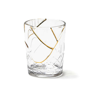 Seletti Kintsugi glass transparent/24 carat gold mod. 1 Buy now on Shopdecor