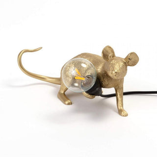 Seletti Mouse Lamp Lop Gold table lamp Buy now on Shopdecor