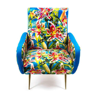 Seletti Toiletpaper Armchair Flowers with Holes - Buy now on ShopDecor - Discover the best products by TOILETPAPER HOME design