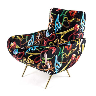 Seletti Toiletpaper Armchair Snakes - Buy now on ShopDecor - Discover the best products by TOILETPAPER HOME design