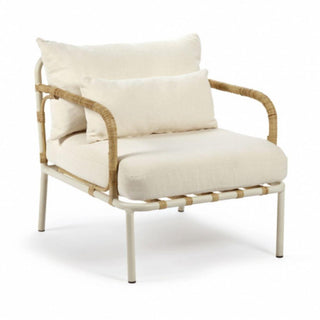 Serax Capizzi OUTDOOR armchair white frame - off white cushions Buy now on Shopdecor