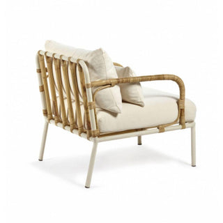 Serax Capizzi OUTDOOR armchair white frame - off white cushions Buy now on Shopdecor