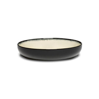 Serax Dé high plate diam. 18.5 cm. off white/black var D Buy now on Shopdecor