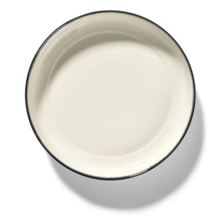 Serax Dé high plate diam. 27 cm. off white/black var D Buy now on Shopdecor