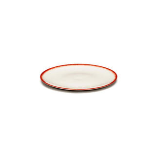Serax Dé plate diam. 14 cm. off white/red var 2 Buy now on Shopdecor
