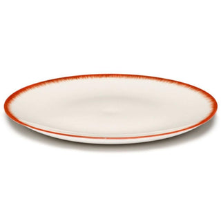 Serax Dé plate diam. 28 cm. off white/red var 2 Buy now on Shopdecor