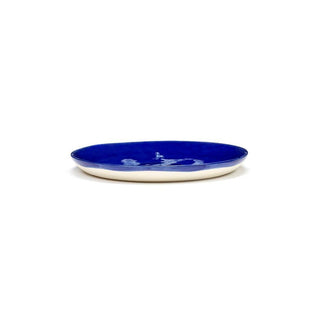 Serax Feast dinner plate diam. 19 cm. lapis lazuli - pepper white Buy now on Shopdecor