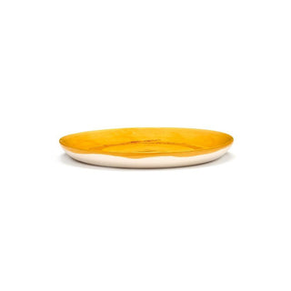 Serax Feast dinner plate diam. 19 cm. yellow swirl - stripes red Buy now on Shopdecor