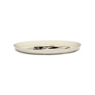 Serax Feast dinner plate diam. 26.5 cm. white - pepper black Buy now on Shopdecor