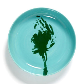 Serax Feast soup plate diam. 22 cm. azure - artichoke green Buy now on Shopdecor