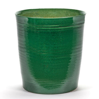 Serax Glazed Shades flower pot green h. 32 cm. Buy now on Shopdecor