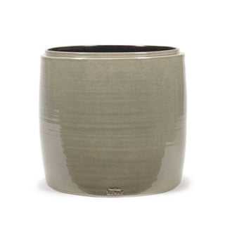Serax Glazed Shades large round flower pot grey Buy now on Shopdecor