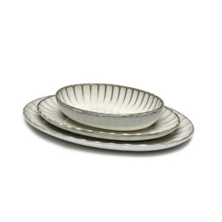 Serax Inku oval plate 25 cm. white Buy now on Shopdecor