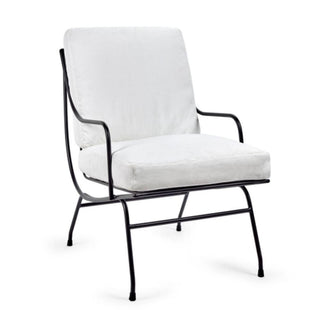 Serax Metal Sculptures Stresa lounge chair with cushion included Buy now on Shopdecor