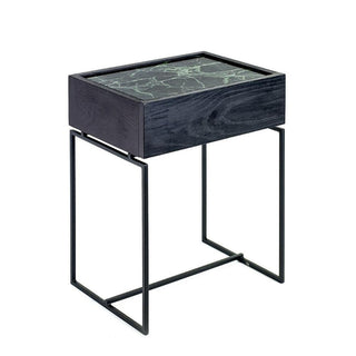 Serax Nero & Verde side table with drawer h. 52 cm. Buy now on Shopdecor