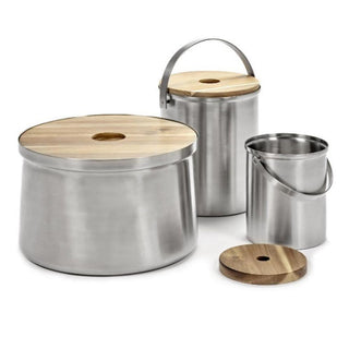Serax Table Accessories ice bucket L brushed steel Buy now on Shopdecor