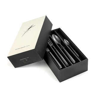 Serax Zoë set 24 cutlery anthracite steel Buy now on Shopdecor