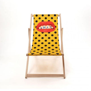 Seletti Toiletpaper Deck Chair Shit Buy now on Shopdecor