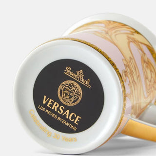 Versace meets Rosenthal 30 Years Mug Collection Les Rêves Byzantins mug with lid - Buy now on ShopDecor - Discover the best products by VERSACE HOME design