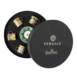 Versace meets Rosenthal Jungle Animalier set of 6 espresso c/s Buy now on Shopdecor