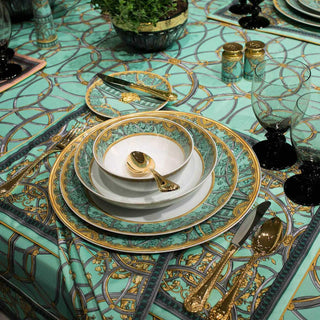 Versace meets Rosenthal La scala del Palazzo set 6 Tea cups and saucers green Buy now on Shopdecor