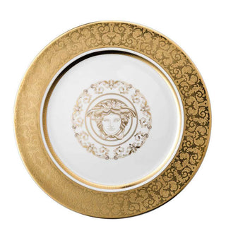 Versace meets Rosenthal Medusa Gala Gold Service plate diam. 30 cm. Buy now on Shopdecor