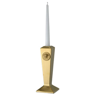 Versace meets Rosenthal Medusa Gold Candleholder H. 24 cm. gold w/ candle Buy now on Shopdecor