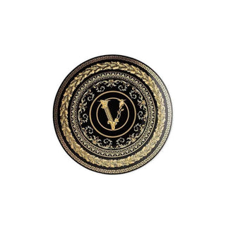 Versace meets Rosenthal Virtus Gala Black plate diam. 17 cm Buy now on Shopdecor